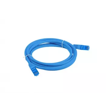 LANBERG networking cable Cat6a RJ-45 to RJ-45 S/FTP LSZH, 1 m, Blue