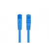 LANBERG networking cable Cat6a RJ-45 to RJ-45 S/FTP LSZH, 1 m, Blue
