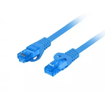 LANBERG networking cable Cat6a RJ-45 to RJ-45 S/FTP LSZH, 1 m, Blue