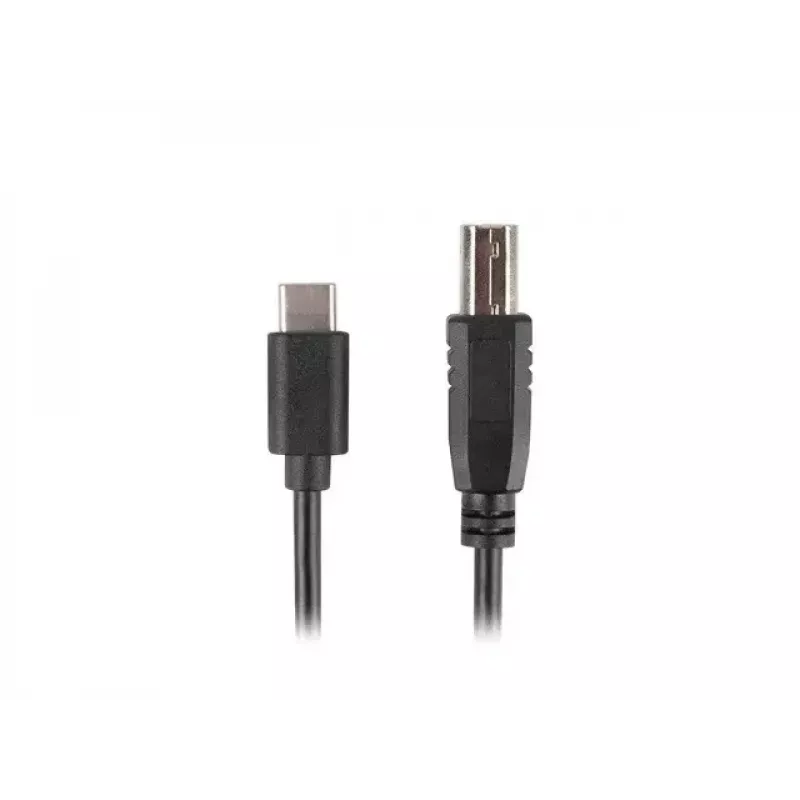 USB 2.0 cable LANBERG CA-USBA-13CC-0030-BK — USB B to USB C, 3 m, black