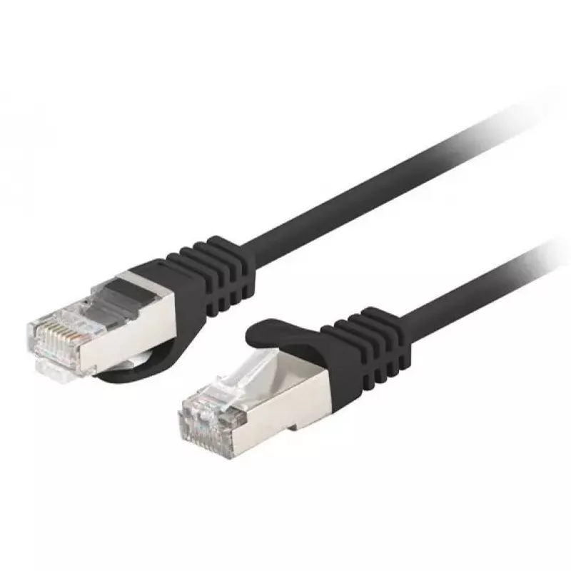 Networking Cable Lanberg PCF6-20CC-0025-BK RJ-45 Cat6 0.25 m Black