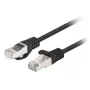 Networking Cable Lanberg PCF6-20CC-0025-BK RJ-45 Cat6 0.25 m Black