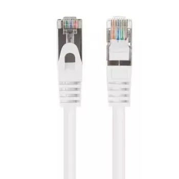 Ethernet patch cable LANBERG PCF6-20CC-0100-W Cat6 U/UTP 1 m, CCA conductor, 250 MHz, white