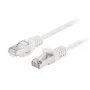 Ethernet patch cable LANBERG PCF6-20CC-0100-W Cat6 U/UTP 1 m, CCA conductor, 250 MHz, white