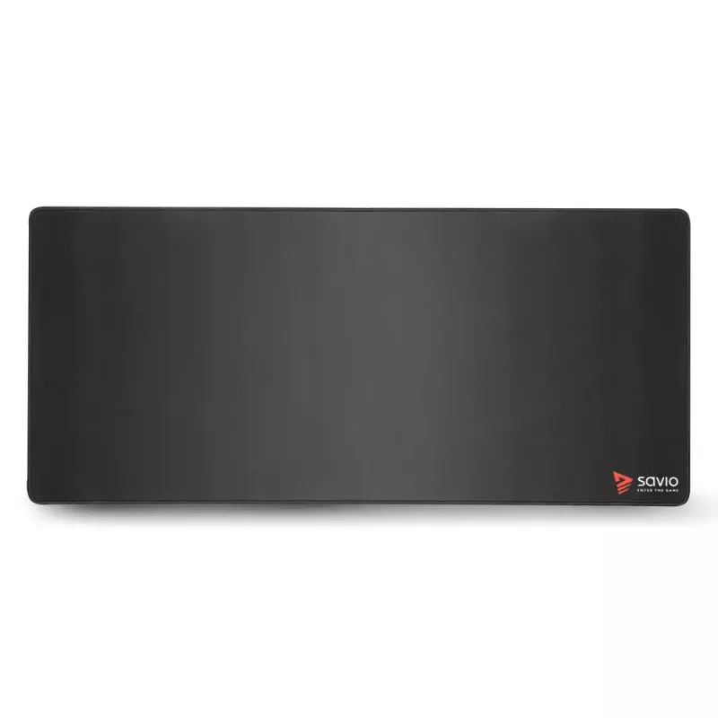 Mouse pad SAVIO Black Edition Turbo Dynamic XL — gaming fabric/rubber 900×400×3 mm, stitched edges, non-slip base