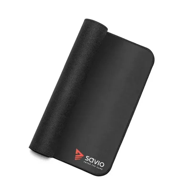 Mouse pad SAVIO Black Edition Turbo Dynamic XXL 1000×500×3 mm, fabric surface, stitched edges, non-slip rubber base