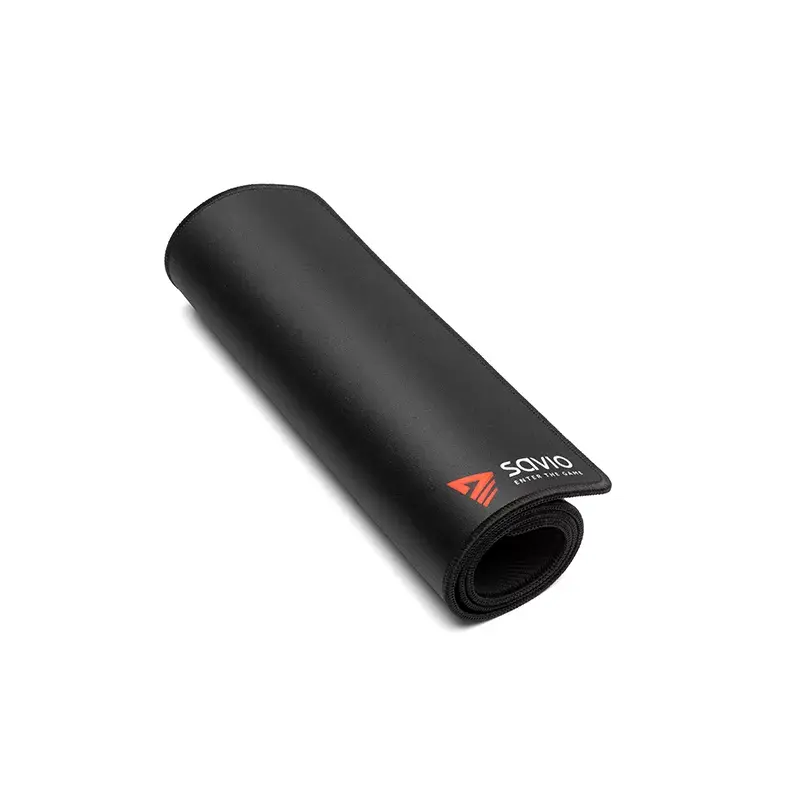 Mouse pad SAVIO Black Edition Turbo Dynamic XXL 1000×500×3 mm, fabric surface, stitched edges, non-slip rubber base