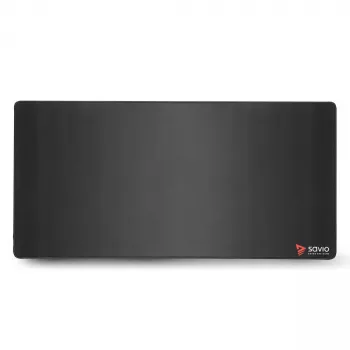 Mouse pad SAVIO Black Edition Turbo Dynamic XXL 1000×500×3 mm, fabric surface, stitched edges, non-slip rubber base