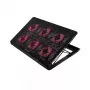 Laptop cooling pad SAVIO COS-01 with 6 backlit fans 2000 RPM, USB 2.0, for up to 17.3 inch screens
