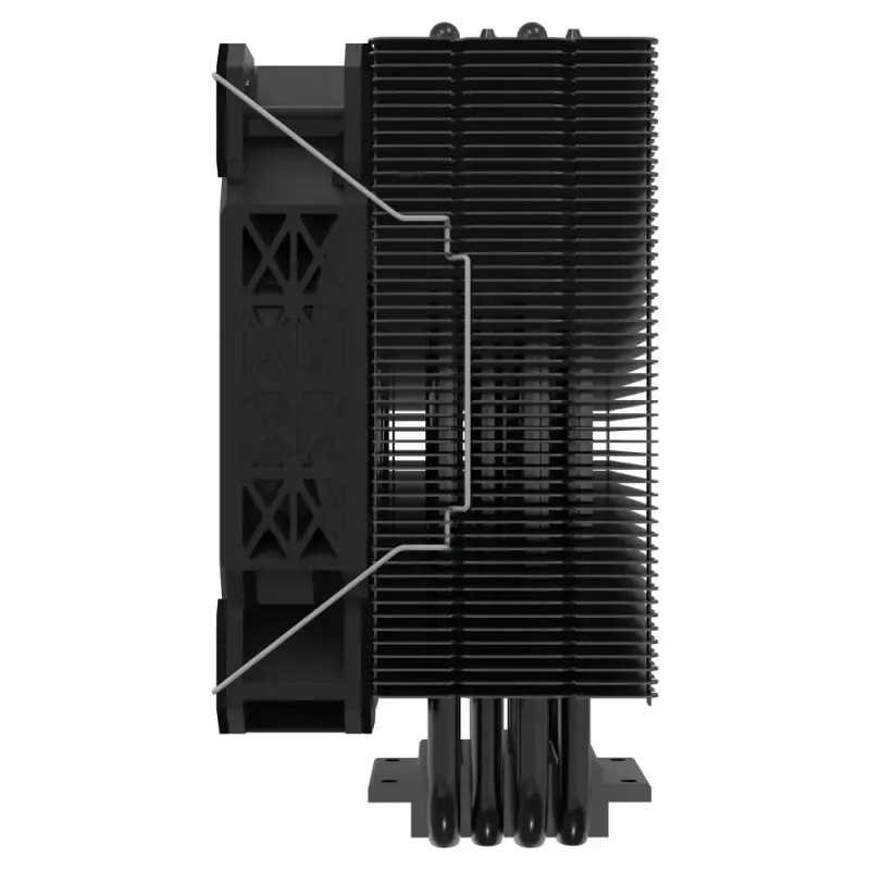 CPU air cooler SAVIO Vortex X2 Black – 120 mm fan, height 157 mm, PWM, LGA 2066 compatible