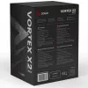 CPU air cooler SAVIO Vortex X2 Black – 120 mm fan, height 157 mm, PWM, LGA 2066 compatible