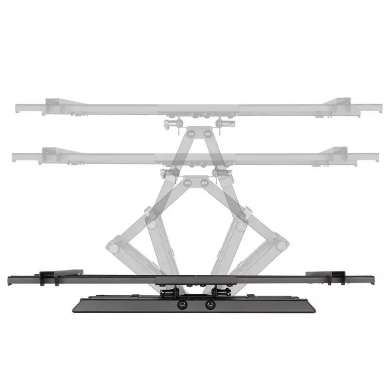 Wall TV bracket MACLEAN MC-881 for 37–85 inch TVs, VESA up to 600x400, load 60 kg, black