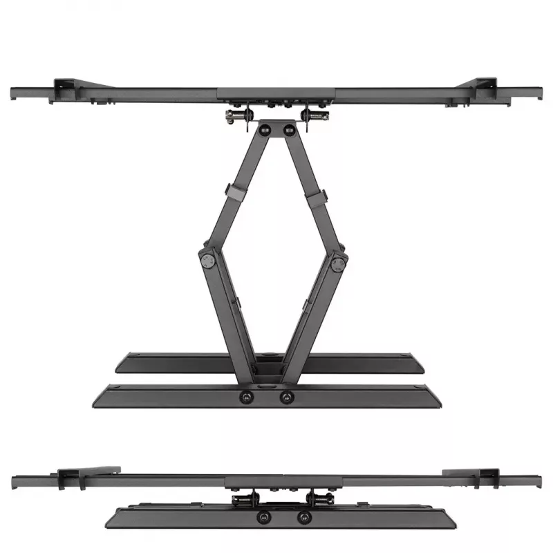 Wall TV bracket MACLEAN MC-881 for 37–85 inch TVs, VESA up to 600x400, load 60 kg, black