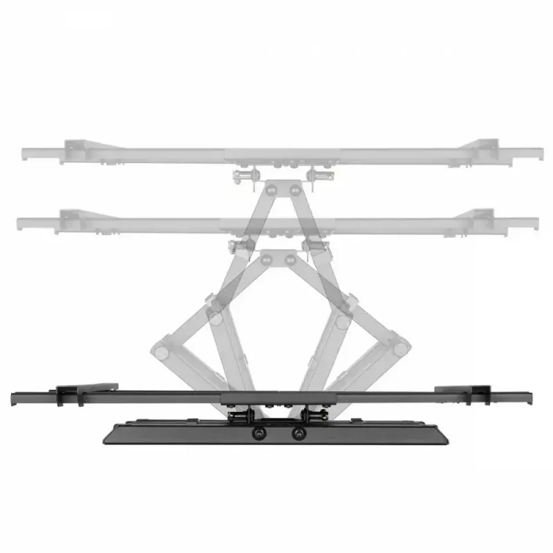 Wall TV bracket MACLEAN MC-881 for 37–85 inch TVs, VESA up to 600x400, load 60 kg, black