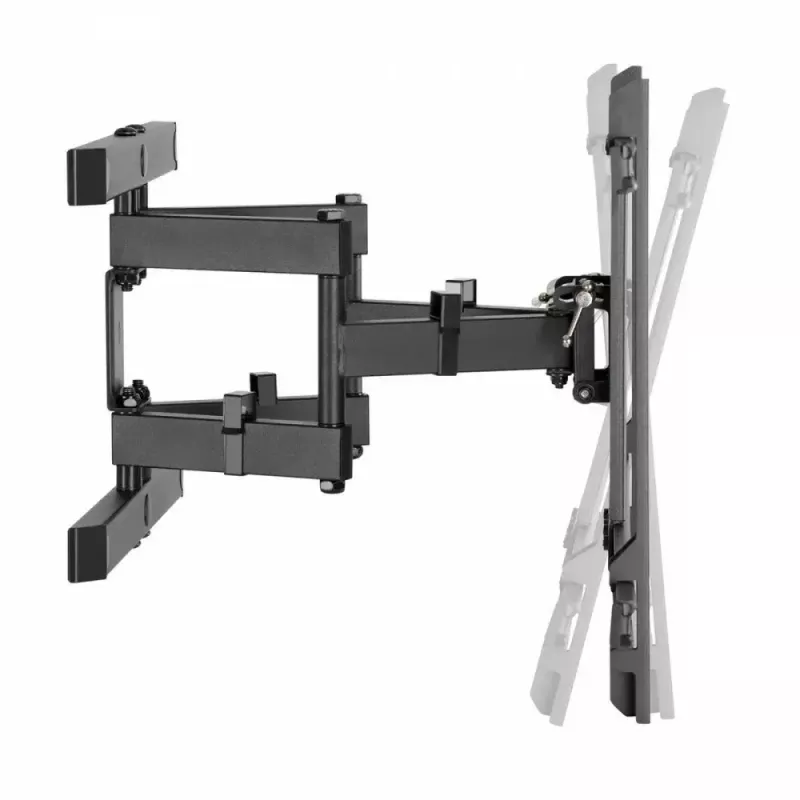 Wall TV bracket MACLEAN MC-881 for 37–85 inch TVs, VESA up to 600x400, load 60 kg, black