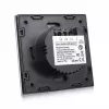 Touch light switch MACLEAN MCE703W, glass panel, 1 gang, 220V