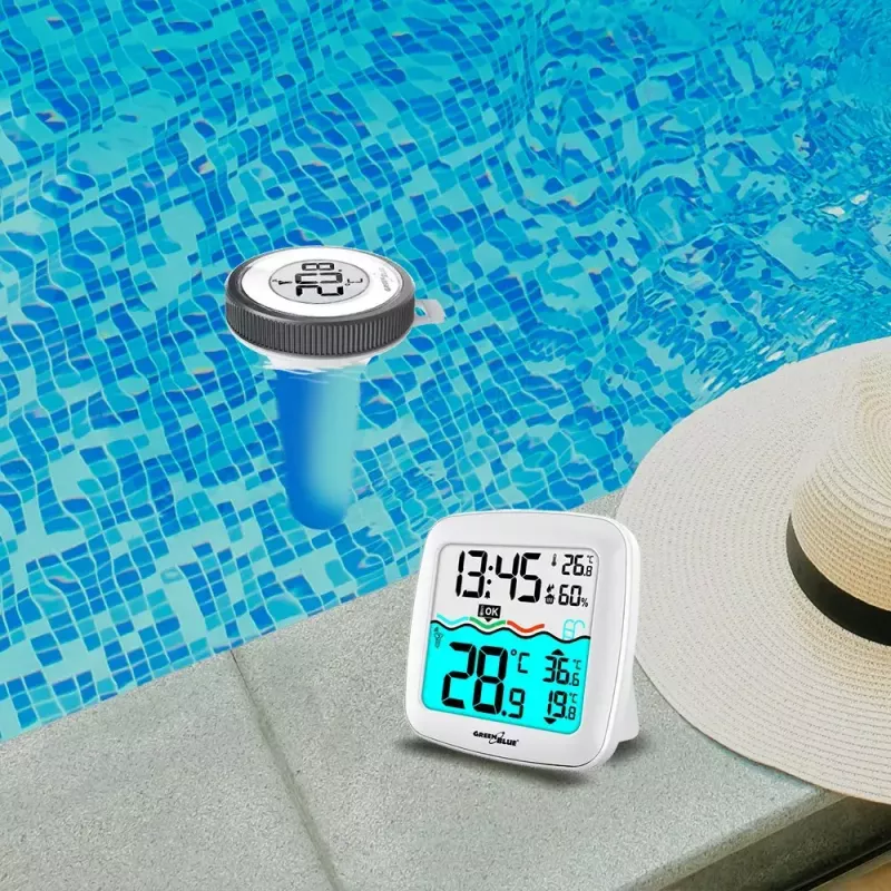 Wireless pool temperature sensor GreenBlue GB216 IPX7 waterproof, model GB216