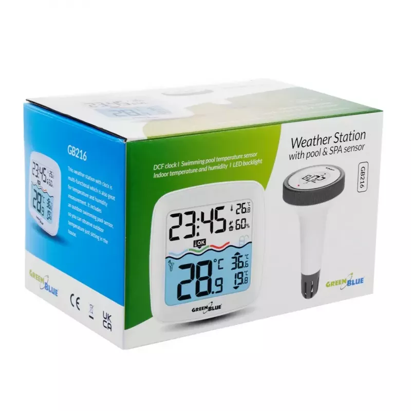 Wireless pool temperature sensor GreenBlue GB216 IPX7 waterproof, model GB216
