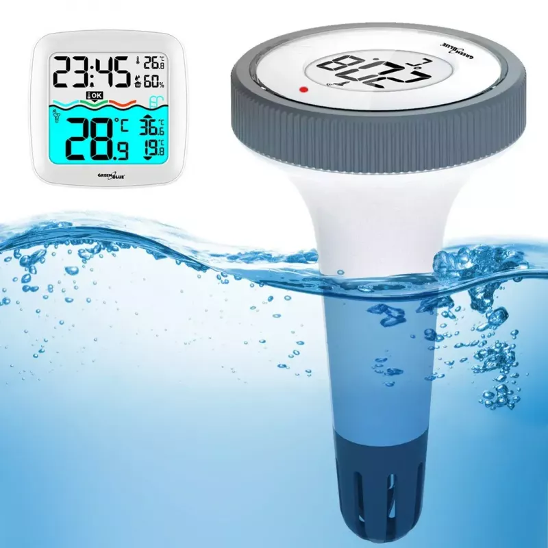 Wireless pool temperature sensor GreenBlue GB216 IPX7 waterproof, model GB216