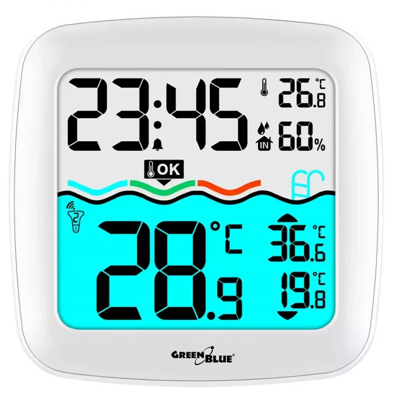 Wireless pool temperature sensor GreenBlue GB216 IPX7 waterproof, model GB216