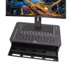 Laptop stand MACLEAN MC-946 for 13–32 inch devices, 3-level height (11/13/15 cm), drawer, black, up to 20 kg