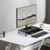 Laptop stand MACLEAN MC-946 for 13–32 inch devices, 3-level height (11/13/15 cm), drawer, black, up to 20 kg