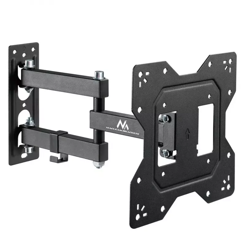 Wall mount MACLEAN MC-700N VESA 200x200 for 23–43 inch screens, max 30 kg, black