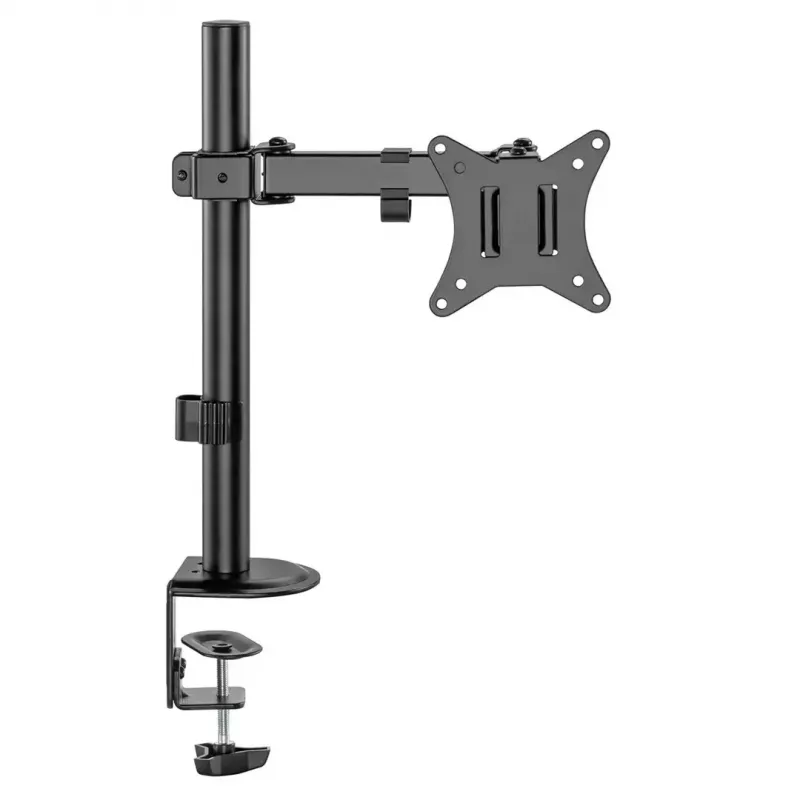Monitor desk mount MACLEAN MC-753N for 17–32 inch screens, VESA 75x75 / 100x100, max 9 kg, tilt ±45°, swivel ±180°, height adjustable