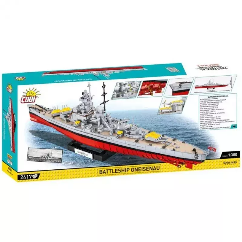 Building set COBI Battleship Gneisenau 2417 pieces