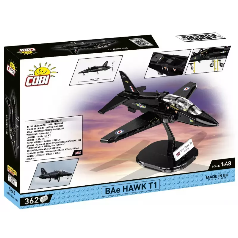 Construction Toy Cobi BAe Hawk T1 model kit 5845 pieces by Cobi