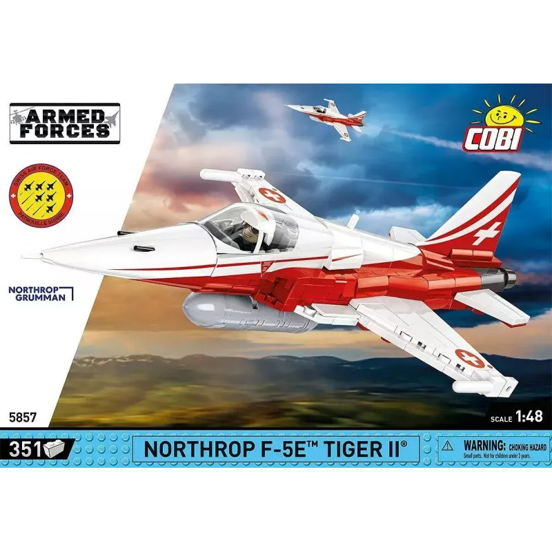 Construction toy Cobi Northrop F-5E Tiger II model 5857 building blocks set