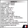 Construction Blocks set Cobi Rafale C 551 pieces model COBl-5901