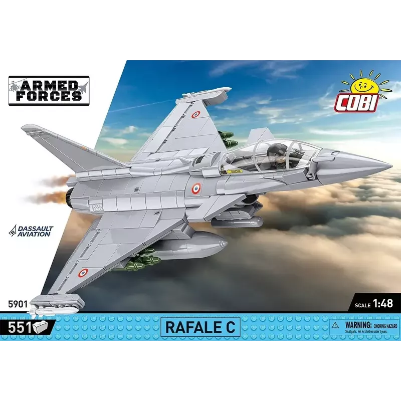 Construction Blocks set Cobi Rafale C 551 pieces model COBl-5901