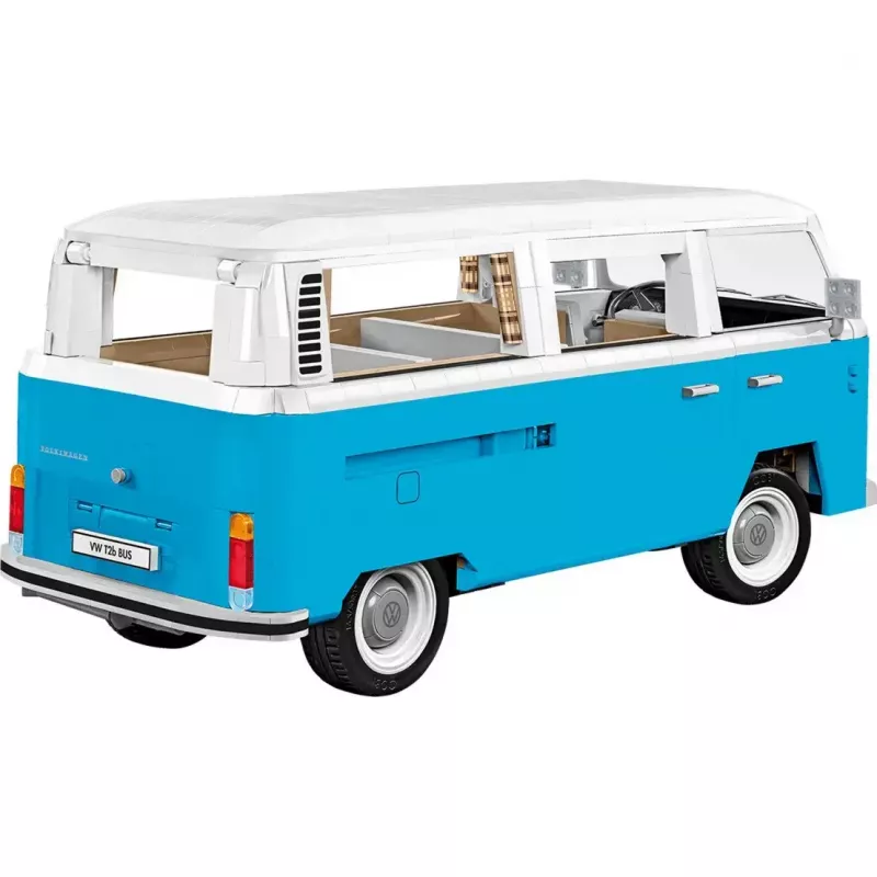 Cobi construction toy Volkswagen T2b Bus, light blue/white, scale 1:12