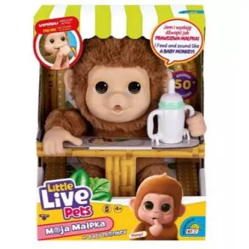 Interactive toy Cobi Little Live Pets Monkey MO-26613 — interactive pet toy with sounds and movements
