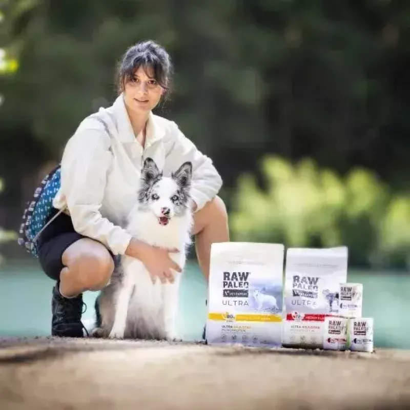 Wet puppy food VETEXPERT RAW PALEO Puppy Monoprotein Cod 400 g, grain-free, for juniors, can