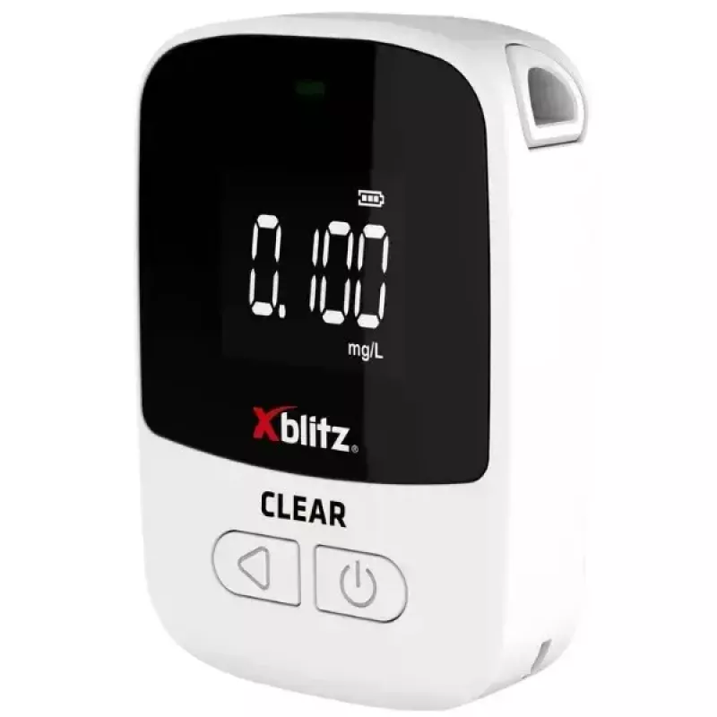 Alcohol breathalyzer Xblitz XB-CLEAR ELECTROCHEMICAL sensor, portable handheld tester
