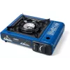 Gas camping stove PROMIS KGC100 — 1-burner LPG countertop hob, metal housing, rotary front control