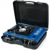 Gas camping stove PROMIS KGC100 — 1-burner LPG countertop hob, metal housing, rotary front control