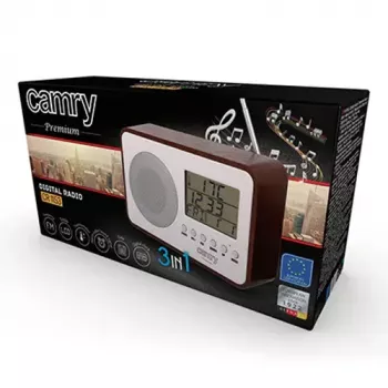 Portable Radio Camry CR 1153 — FM portable radio with LCD display, single speaker, auto digital tuning, DC power