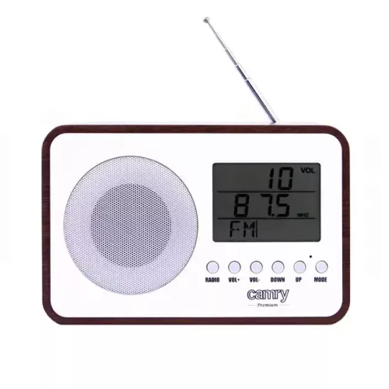 Portable Radio Camry CR 1153 — FM portable radio with LCD display, single speaker, auto digital tuning, DC power