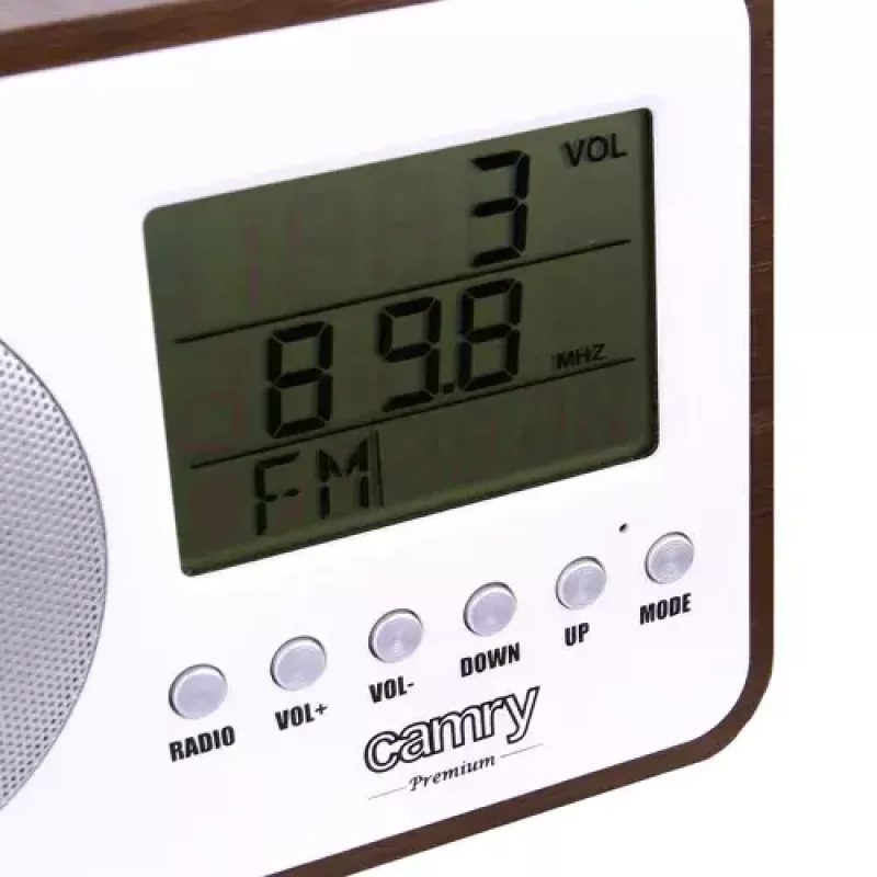 Portable Radio Camry CR 1153 — FM portable radio with LCD display, single speaker, auto digital tuning, DC power