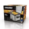 Deep fryer Mesko Home MS 4910 Single 1.5 L 900 W Black Satin steel