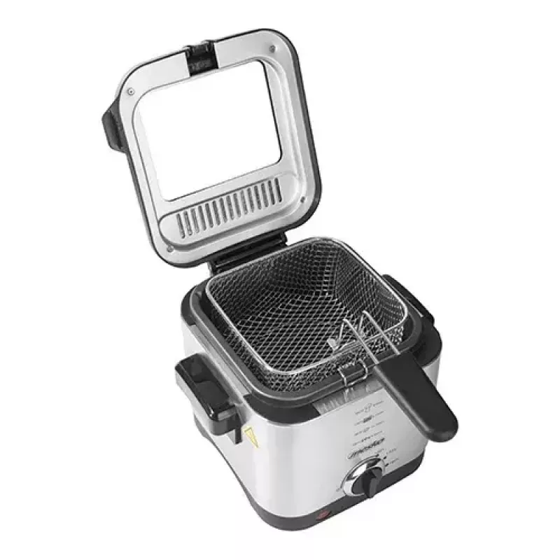 Deep fryer Mesko Home MS 4910 Single 1.5 L 900 W Black Satin steel