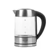 Electric kettle Adler AD 1247 1.7 L 2200 W Glass body Stainless steel elements Black