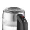 Electric kettle Adler AD 1247 1.7 L 2200 W Glass body Stainless steel elements Black