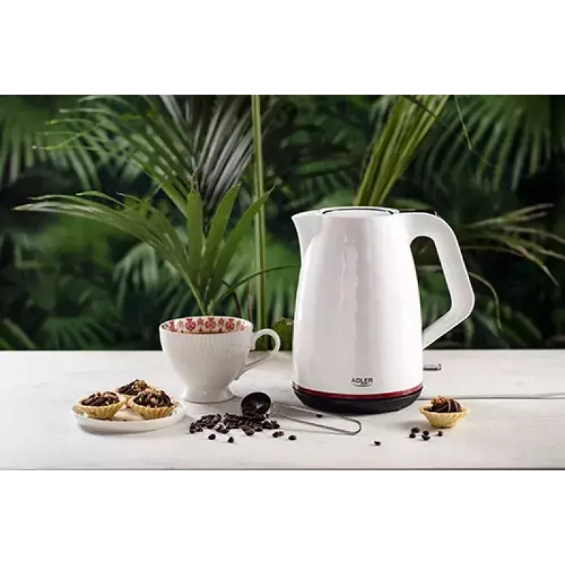 Electric kettle Adler AD 1277 1.7 L 2200 W White