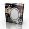 Makeup Mirror Freestanding Round White Adler AD 2168