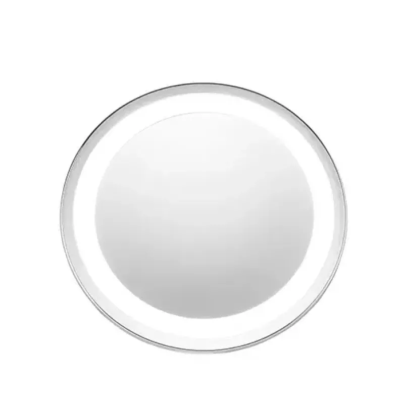 Makeup Mirror Freestanding Round White Adler AD 2168