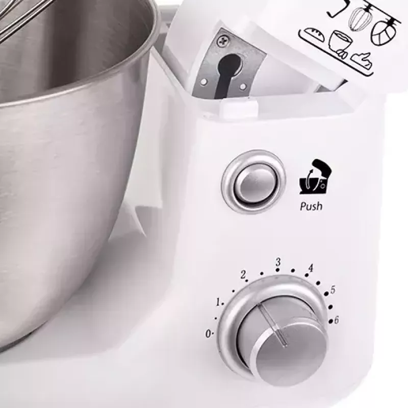 Food processor Adler AD 4216, 500 W, 4 L stainless-steel bowl, white
